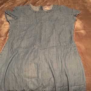Banana Republic Denim Chambray Dress 12T